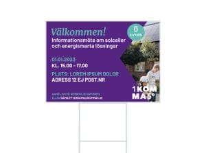 1KOMMA5 - Skylt Infomöte